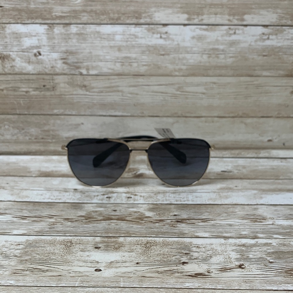 Bloomingdale's Black and Gold Sunglasses‎